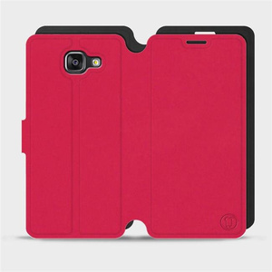 Hülle für Samsung Galaxy A5 2016 - Farbe Rot mit Schwarz