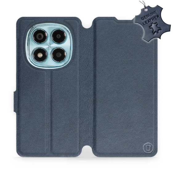 Phone Case Xiaomi Redmi Note 14 Pro 4G - Design Blue Leather