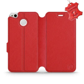 Phone Case Xiaomi Redmi 4X - Design Red Leather