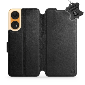 Phone Case OPPO Reno 8T 5G - Design Black Leather