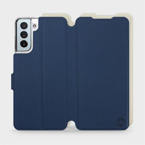 Phone Case Samsung Galaxy S21 Plus - Design Navy with Platinum