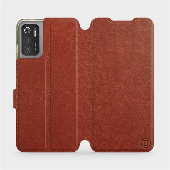 Phone Case Xiaomi Poco M3 Pro 5G - Design Brown&Orange