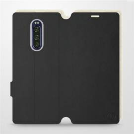 Phone Case Sony Xperia 1 - Design Black with Platinum