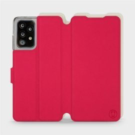 Hülle für Samsung Galaxy A52 - Farbe Rot mit Platin