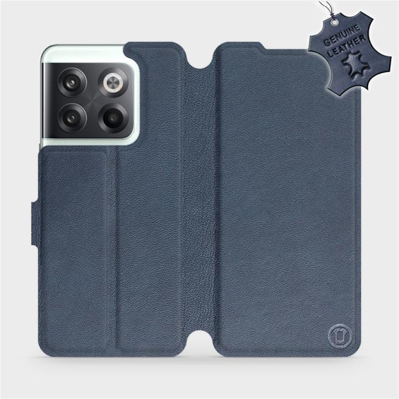 Phone Case OnePlus 10T - Design Blue Leather