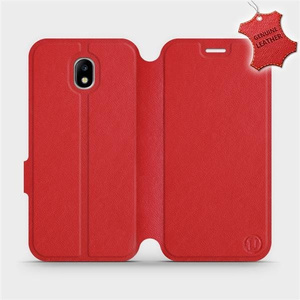 Phone Case Samsung Galaxy J5 2017 - Design Red Leather