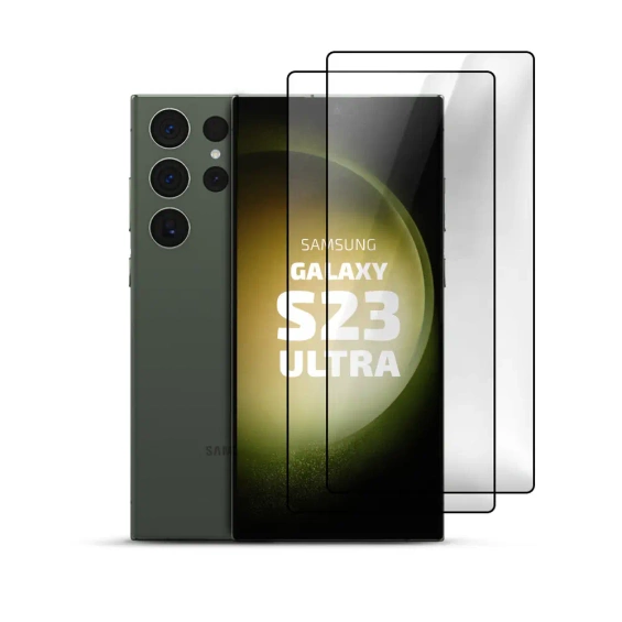 2-Pack Tempered Glass Clear for Samsung Galaxy S23 Ultra