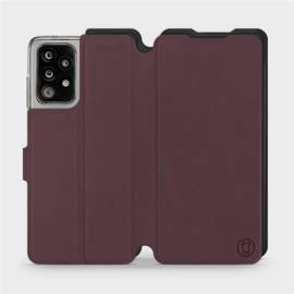 Phone Case Samsung Galaxy A52S 5G - Design Burgundy with Black