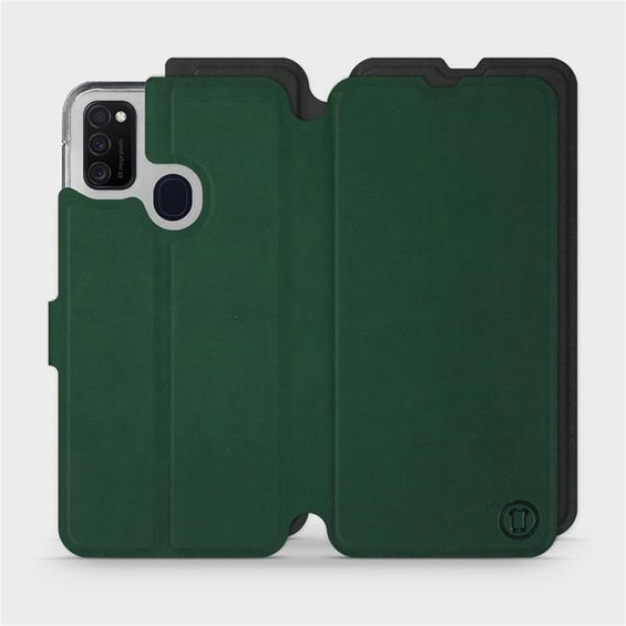 Phone Case Samsung Galaxy M21 - Design Green with Black
