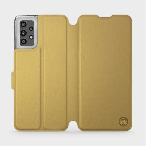 Etui do Samsung Galaxy A32 4g - wzór Gold&Orange
