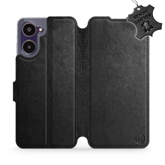 Phone Case Realme 10 - Design Black Leather