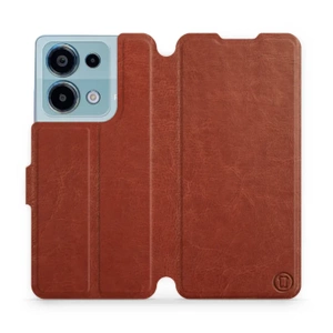 Phone Case Xiaomi Redmi Note 13 Pro 4G - Design Brown&Orange