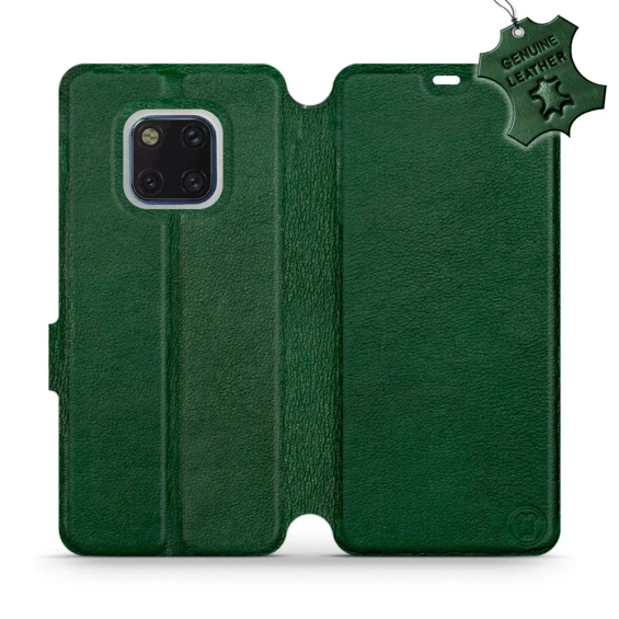 Phone Case Huawei Mate 20 Pro - Design Green Leather