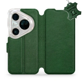 Phone Case Huawei Pura 80 Ultra - Design Green Leather