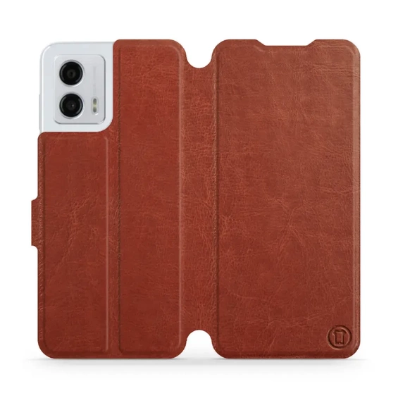 Phone Case Motorola Moto G53 5G - Design Brown&Orange