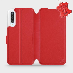 Phone Case Xiaomi Mi 9 Lite - Design Red Leather