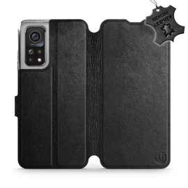 Phone Case Xiaomi Mi 10T - Design Black Leather