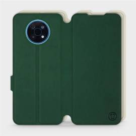 Etui Soft Touch do Nokia G50 5G - wzór Miejska zieleń z platyną