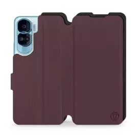 Phone Case Huawei Honor 90 Lite - Design Burgundy with Black