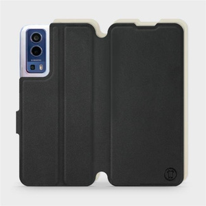 Phone Case Vivo Y72 5G - Design Black with Platinum