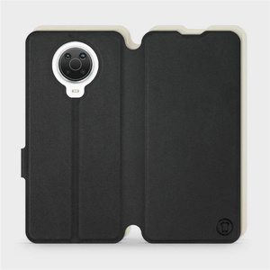 Phone Case Nokia G20 - Design Black with Platinum