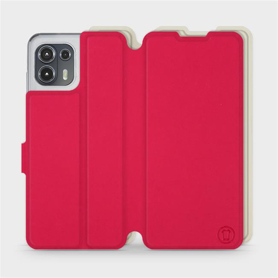 Phone Case Motorola Edge 20 Lite - Design Red with Platinum
