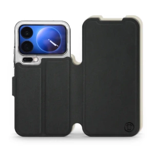 Phone Case Xiaomi 17 Pro - Design Black with Platinum