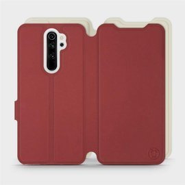 Etui Soft Touch do Xiaomi Redmi Note 8 Pro - wzór Zachodząca czerwień z platyną