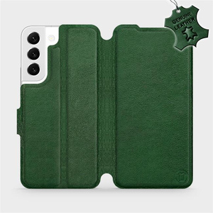 Phone Case Samsung Galaxy S22 - Design Green Leather