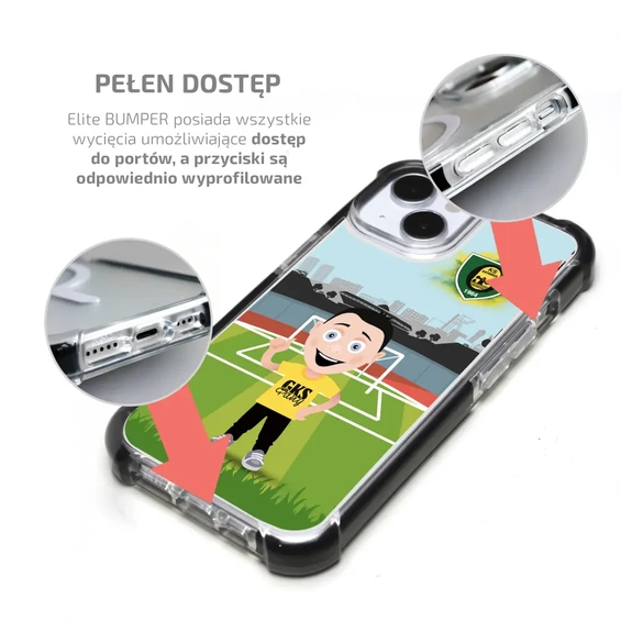 Etui MagSafe Elite Bumper Apple iPhone 14 Plus - wzór D09GK