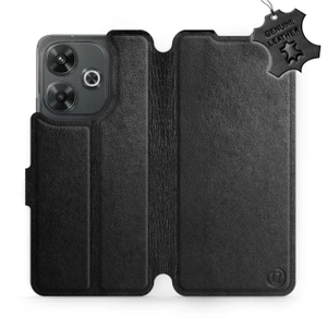 Phone Case Xiaomi Redmi 13 - Design Black Leather
