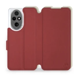 Phone Case Huawei Honor 200 - Design Dark Red with Platinum