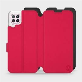 Hülle für Huawei P40 Lite - Farbe Rot mit Schwarz