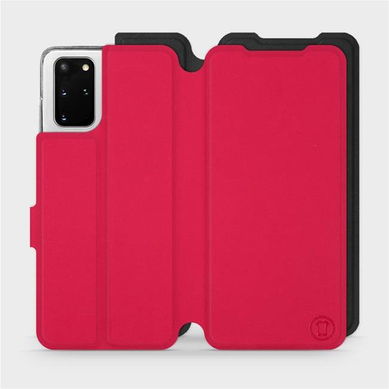 Etui Soft Touch do Samsung Galaxy S20 Plus - wzór Żywa czerwień z czernią