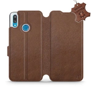 Hülle für Huawei P Smart 2019 - Farbe Brown Leather