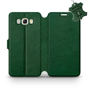 Phone Case Samsung Galaxy J7 2016 - Design Green Leather