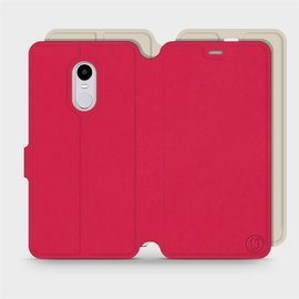 Phone Case Xiaomi Redmi Note 4 - Design Red with Platinum