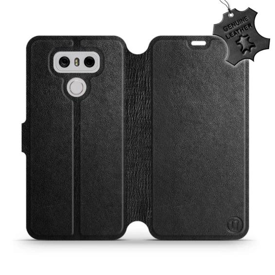 Phone Case LG G6 - Design Black Leather