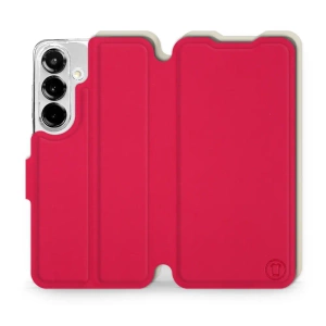 Phone Case Samsung Galaxy S25 - Design Red with Platinum