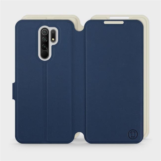 Phone Case Xiaomi Redmi 9 - Design Navy with Platinum