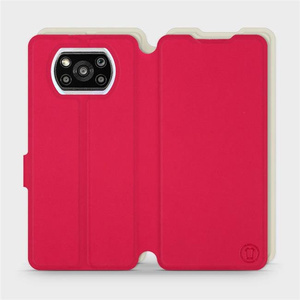 Phone Case Xiaomi POCO X3 Pro - Design Red with Platinum