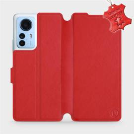 Phone Case Xiaomi 12 Pro - Design Red Leather