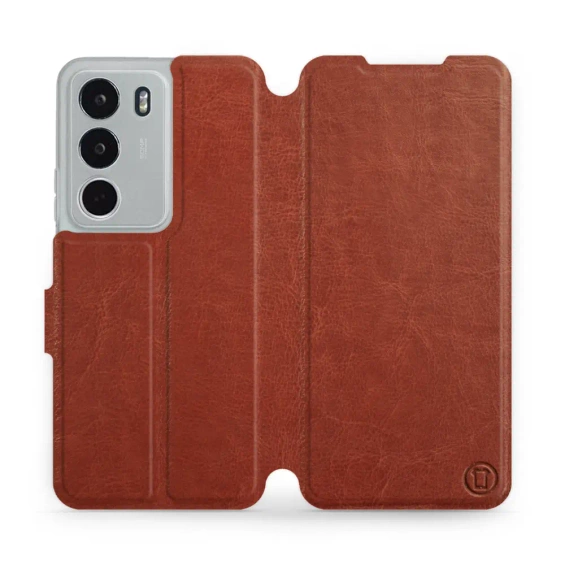 Phone Case Realme C71 - Design Brown&Orange
