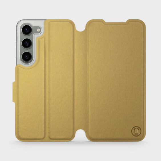 Phone Case Samsung Galaxy S23 - Design Gold&Orange