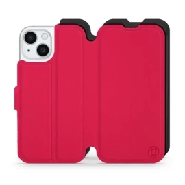 Hülle für Apple iPhone 15 - Farbe Rot mit Schwarz