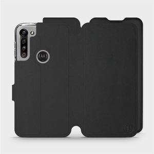 Hülle für Motorola Moto G8 Power - Farbe Schwarz mit Schwarz