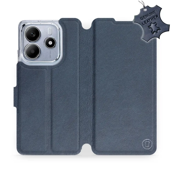 Hülle für Xiaomi Redmi Note 14 5G - Farbe Blue Leather