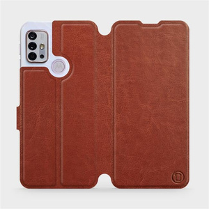Phone Case Motorola Moto G10 - Design Brown&Orange