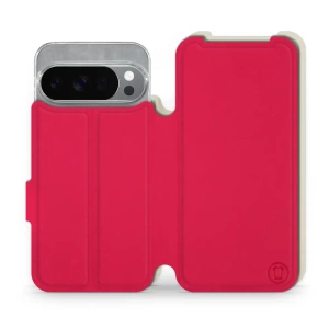 Hülle für Google Pixel 10 Pro - Farbe Rot mit Platin