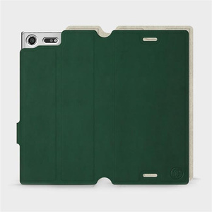 Phone Case Sony Xperia XZ Premium - Design Green with Platinum